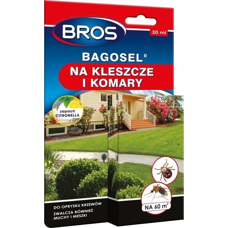 BAGOSEL 100EC 30ml BROS DO OPRYSKU OGRODU PRZECIW KOMAROM