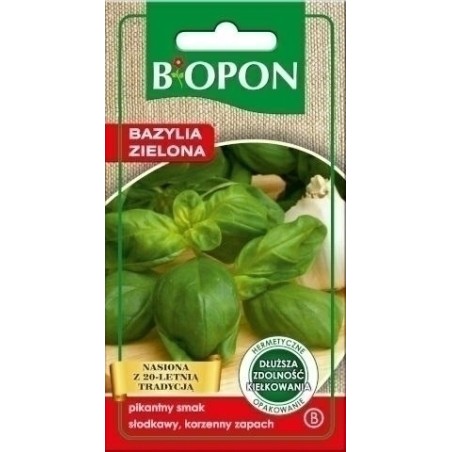 BAZYLIA ZIELONOLISTNA 0.5g BIOPON