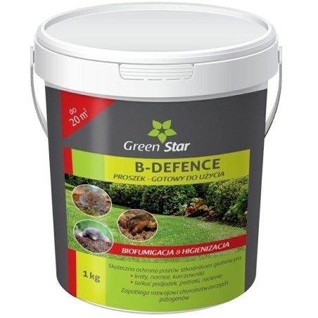 BDEFENCE 1kg GREEN STAR PRZECIW SZKODNIKOM GLEBOWYM