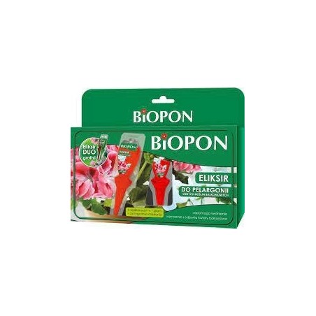 BIOPON Eliksir do pelargonii i innych roślin balkon. 540ml PROMOCJA