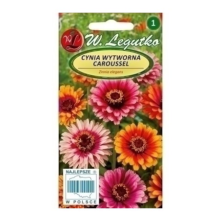 CYNIA DALIOWA MIX CAROUSSEL 1g LEG. KWIATACH DWUBARWNYCH