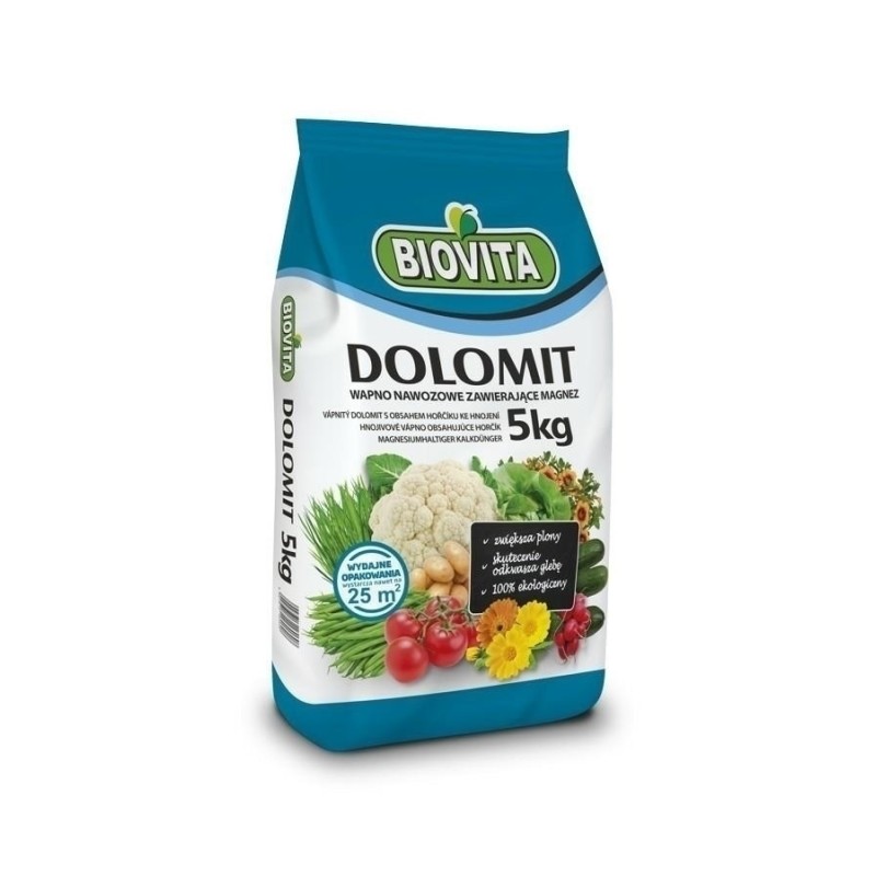 DOLOMITWAPNO NAWOZOWE 5kg BIOVITA