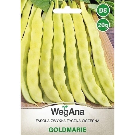 FASOLA ZWYKŁA TYCZNA GOLDMARIE 20G WEGANA