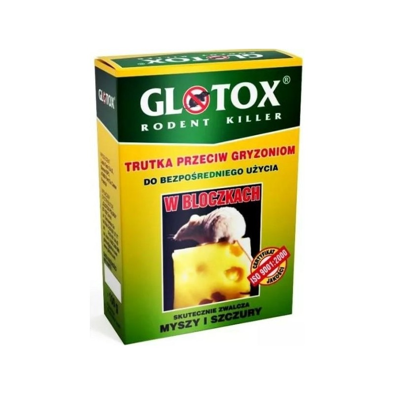 GLOTOX MYSZY I SZCZURY BLOCZKI 100G