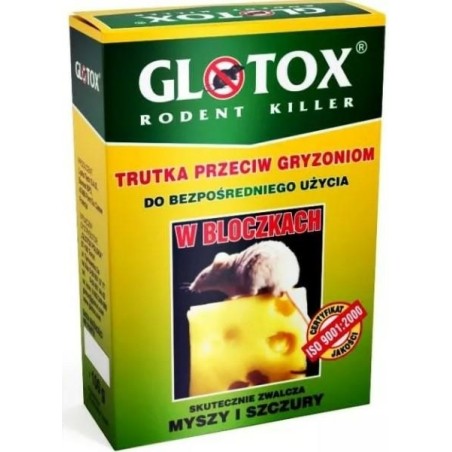 GLOTOX MYSZY I SZCZURY BLOCZKI 100G