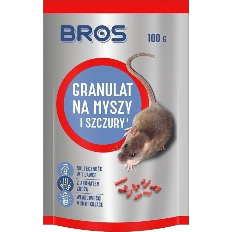 GRANULAT NA MYSZY I SZCZURY 100g DOYPACK BROS