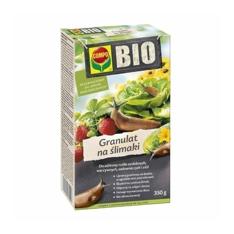 GRANULAT na Ślimaki 350g Bio Compo