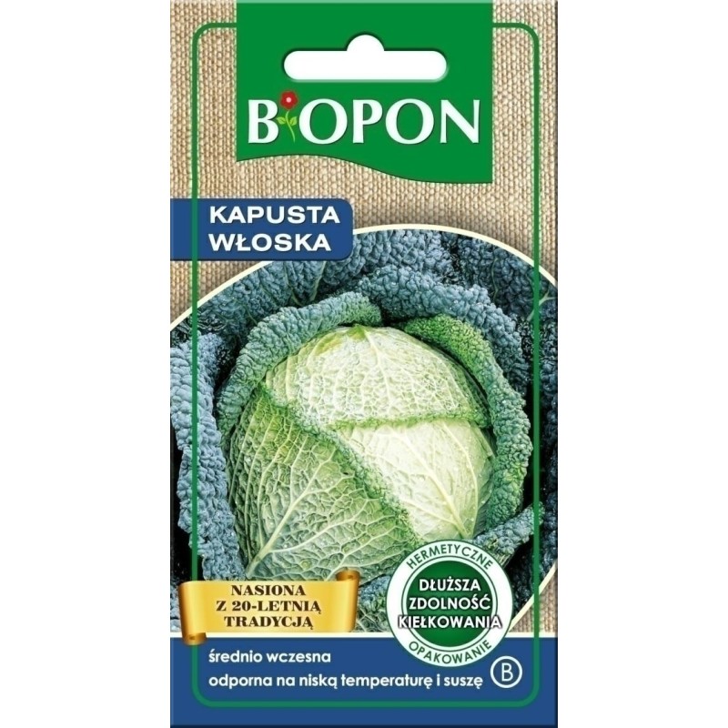 KAPUSTA WŁOSKA AUBERVILLIERS 1g BIOPON