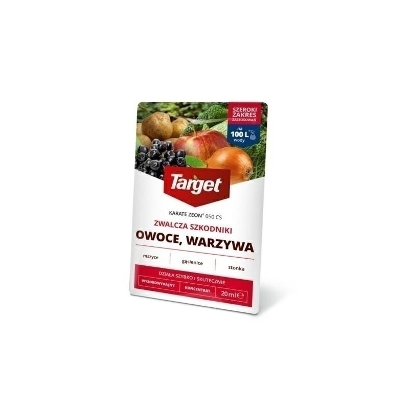 KARATE ZEON 050CS 20ml TARGET ZWALCZA MSZYCE OWOCE. WARZYWA (16)