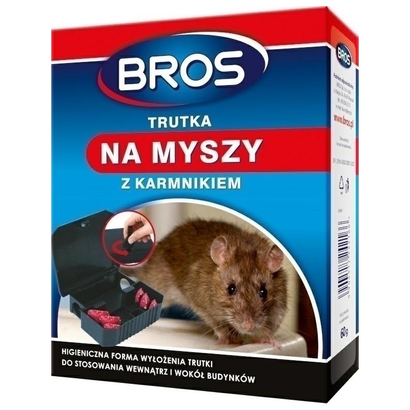 KARMNIK NA MYSZY Z TRUTKĄ 60g BROS