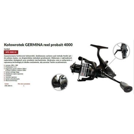 KOŁOWROTEK REEL PROBAIT 4000 GERMINA