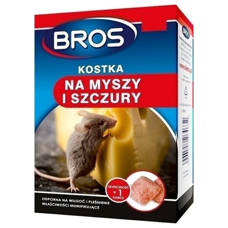 KOSTKA NA MYSZY I SZCZURY 1kg BROS