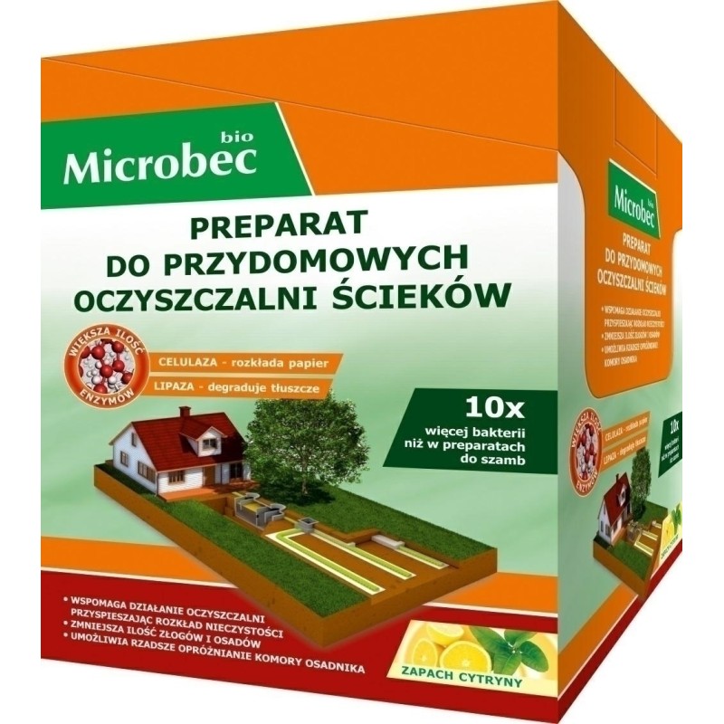 MICROBEC 35g18szt. AKTYWATOR DO PRZYDOMOWYCH OCZYSZCZALNI ŚCIEKÓW BROS