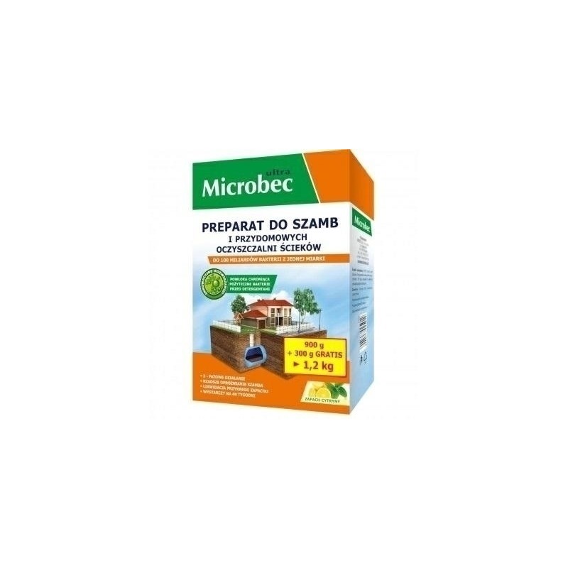 MICROBEC 900g 300g ZAPACH CYTRYNY BROS