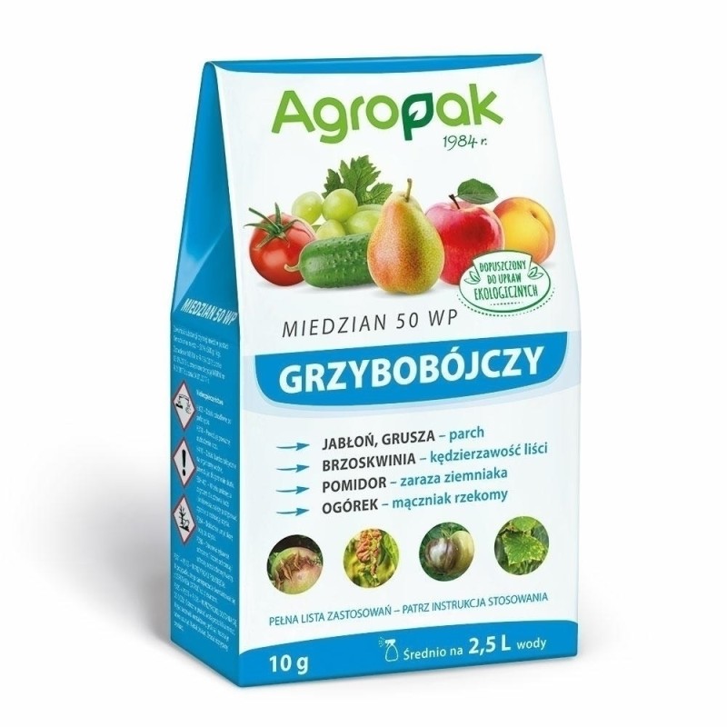 MIEDZIAN 50WP 10g AGROPAK