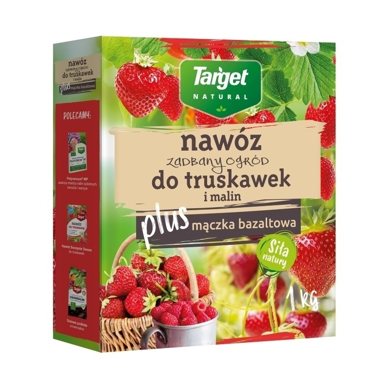 NAWÓZ TARGET ZADBANE TRUSKAWKI 1 KG (7) NAWÓZ ZADBANY OGRÓD DO TRUSKAWEK I MALIN 1 KG