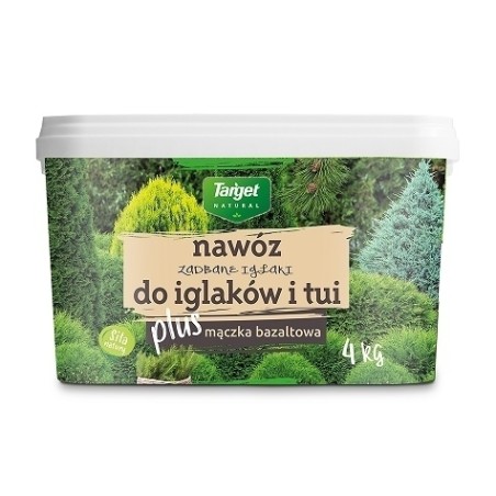 NAWÓZ TARGET ZADBANY IGLAK I TUJE 4 KG (1) NAWÓZ ZADBANE IGLAKI DO IGLAKÓW I TUI 4 KG