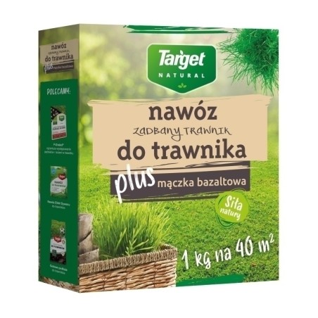 NAWÓZ TARGET ZADBANY OGRÓD 1kg DO TRAWNIKA Z MĄCZKĄ BAZALTOWĄ (7)