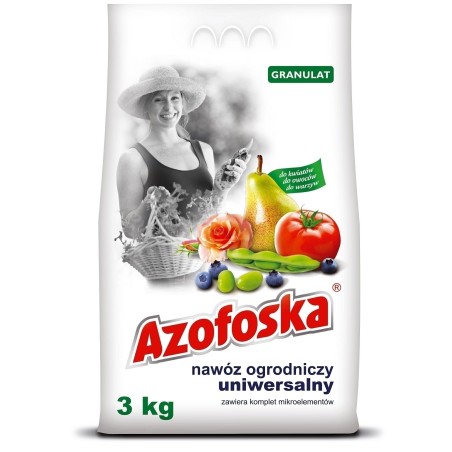 NAWÓZ AZOFOSKA GRANUL. 3kg WOREK