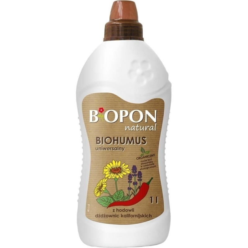 NAWÓZ BIOPON BIOHUMUS UNIWERSALNY 1l NATURAL