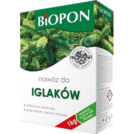 NAWÓZ BIOPON DO IGLAKÓW 1kg KARTON