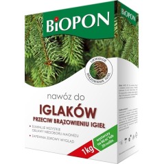 NAWÓZ BIOPON DO IGLAKÓW PBRĄZ.1kg KARTON