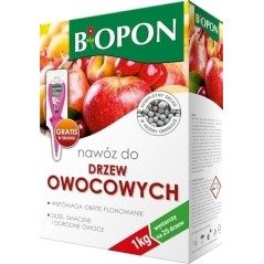 NAWÓZ BIOPON DO KRZEWÓW OWOCOWYCH 1kg KARTON