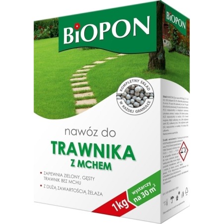 NAWÓZ BIOPON DO TRAW Z MCHEM 1kg KARTON