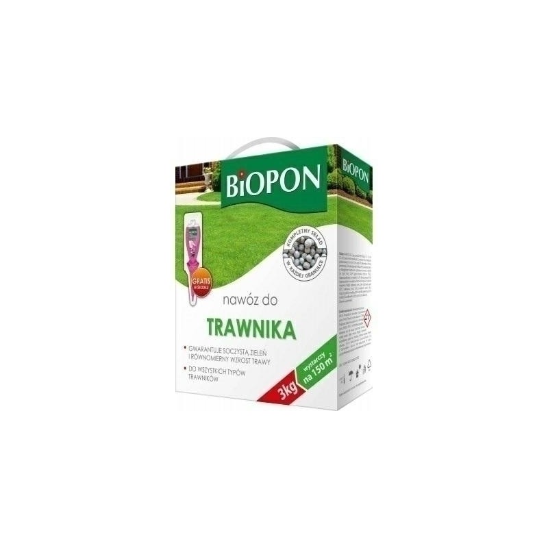 NAWÓZ BIOPON DO TRAWNIKA 3kg KARTON