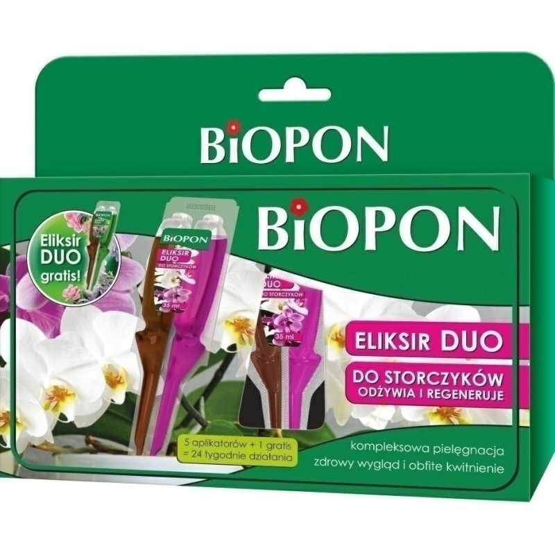 NAWÓZ BIOPON ELIKSIRSTORCZYK 5x35ml DUO ODŻYWIA I REGENERUJE