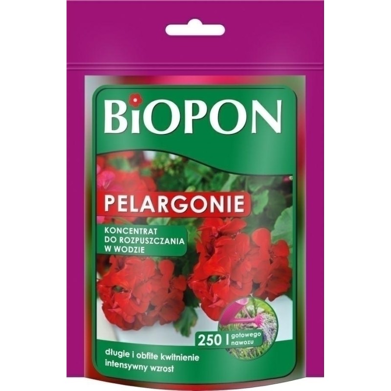 NAWÓZ BIOPON ROZP.DO PELARGONII 250g