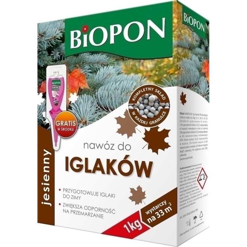 NAWÓZ BIOPONJESIENNY DO IGLAKÓW 1kg