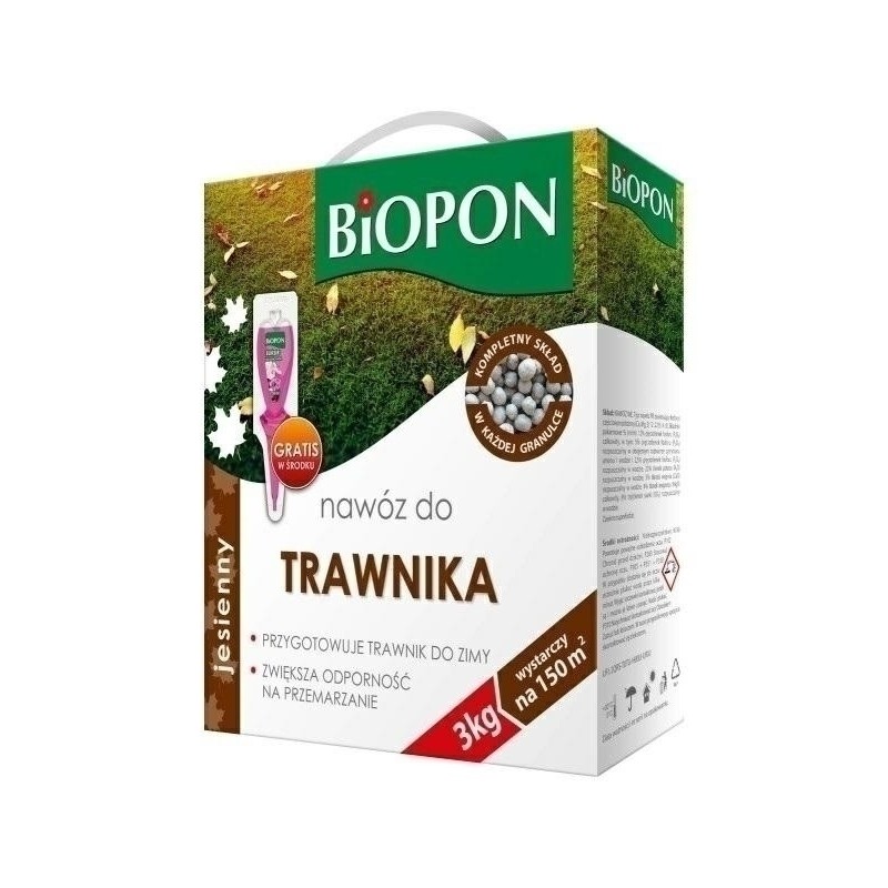 NAWÓZ BIOPONJESIENNY DO TRAWNIKA 3kg