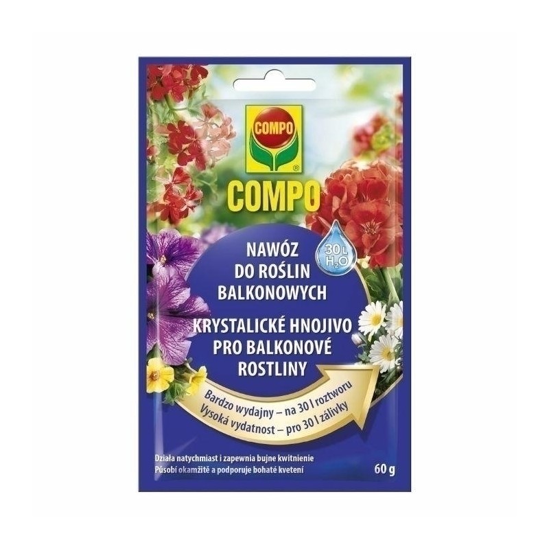 NAWÓZ COMPO DO BALKONOWYCH 60g KRYSTALICZNY