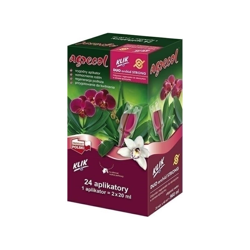 ODŻYWKA DUO ORCHID STRONG 24x40ml DO STORCZYKÓW AGRECOL