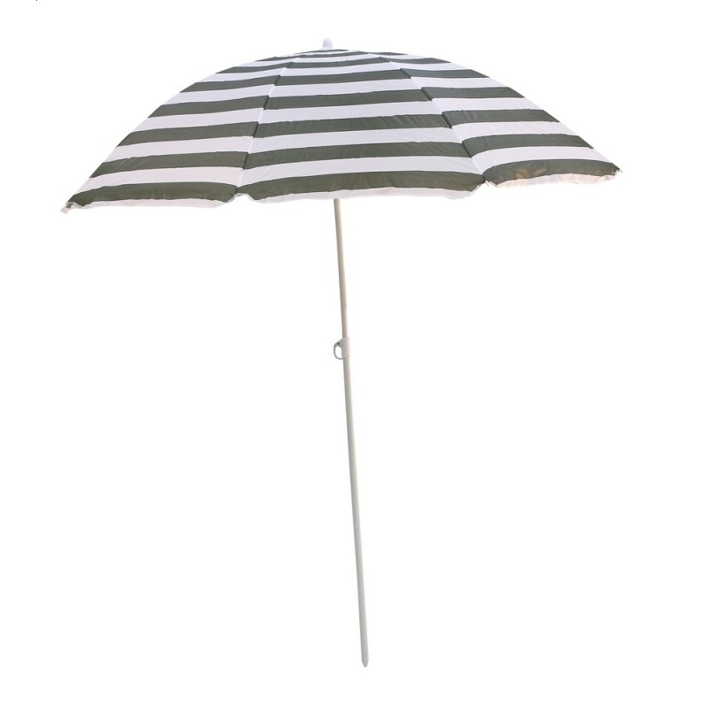 PARASOL PLAŻOWY 180cm BIAŁOZIELONY