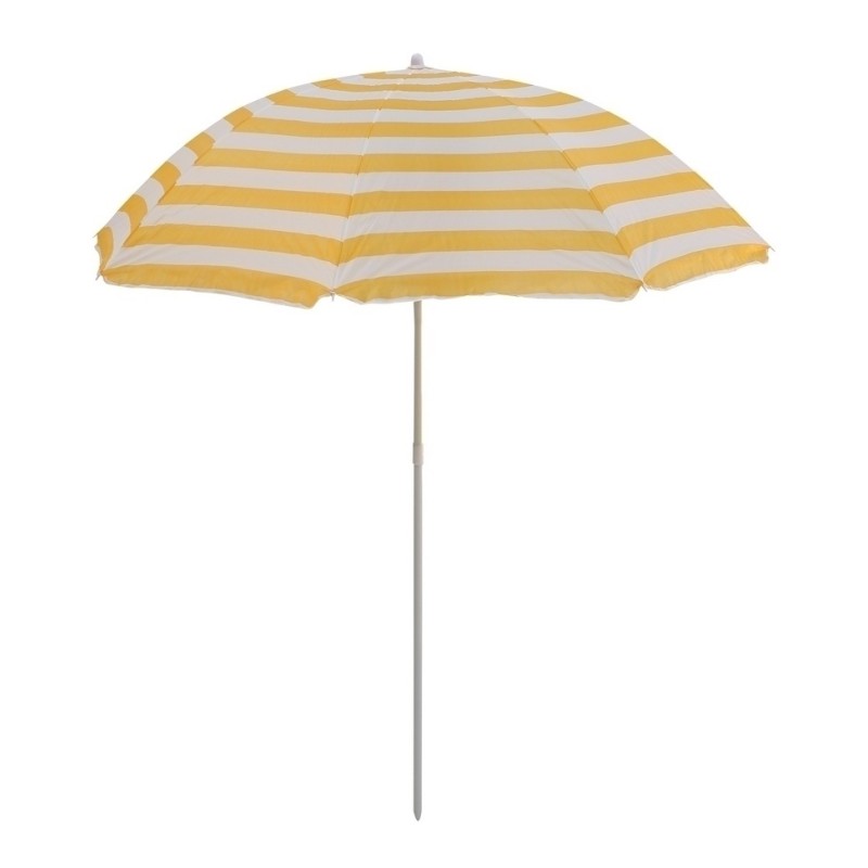 PARASOL PLAŻOWY 180cm BIAŁOŻÓŁTY