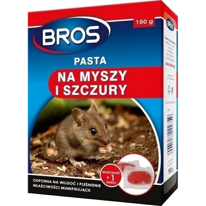 PASTA NA MYSZY I SZCZURY 150g BROS