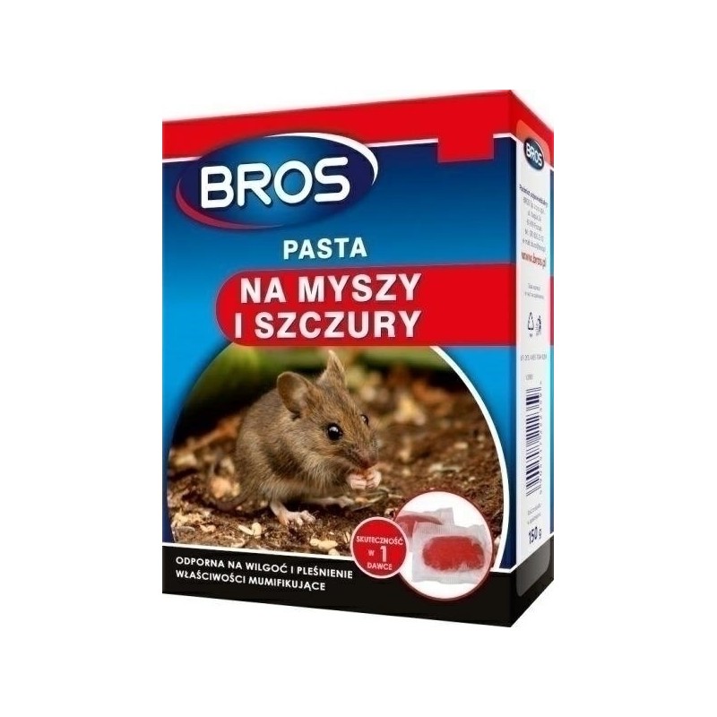 PASTA NA MYSZY I SZCZURY 1kg BROS