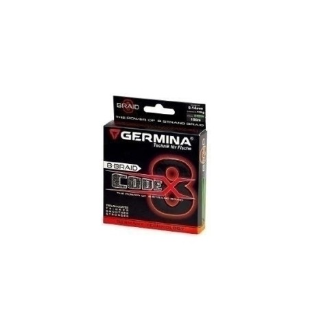 PLECIONKA CODE 8 GREEN BRAID LINE 0.18mm 20kg GERMINA