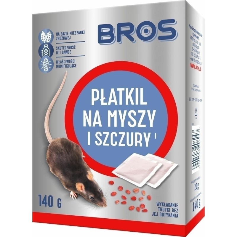 PŁATKI NA MYSZY 140g BROS