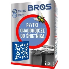 PŁYTKI OWADOBÓJCZE DO ŚMIETNIKÓW 2szt BROS