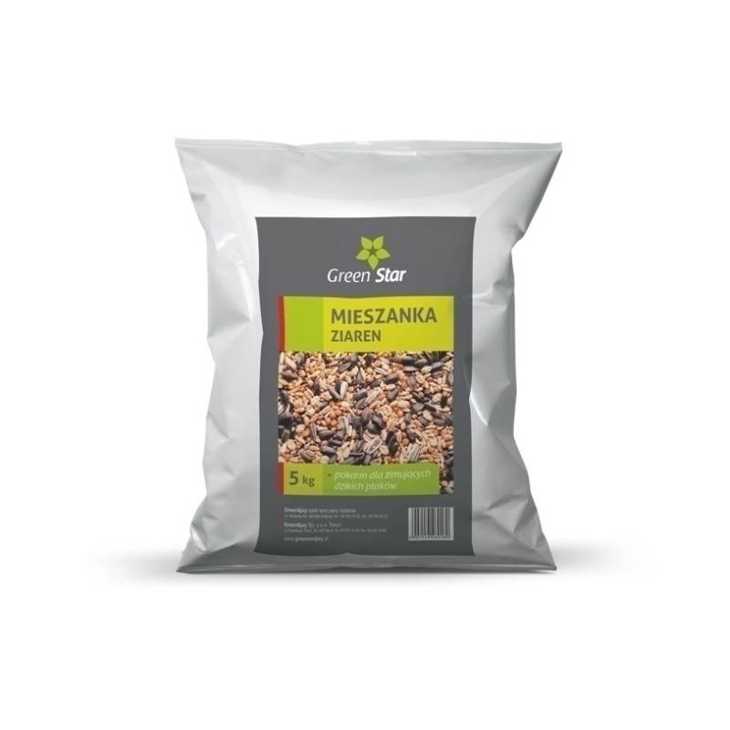 POKARM MIESZANKA DLA PTAKÓW 5kg WOREK GREEN STAR