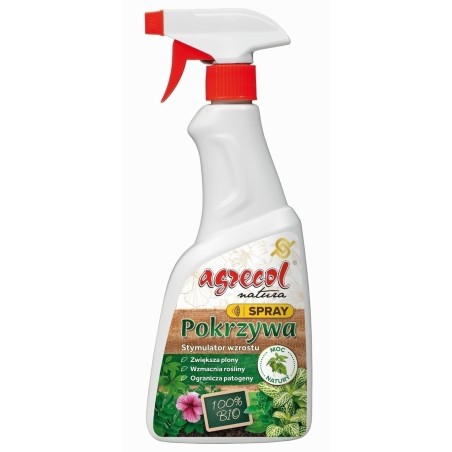 POKRZYWA SPRAY 0.5l NATURA STYMULATOR WZROSTU ROŚLIN AGRECOL