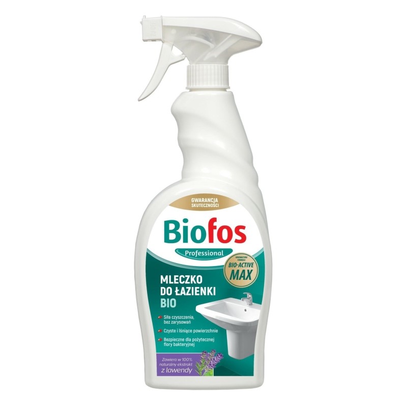 PREPARAT BIOFOS MLECZKO 750ml BIO DO CZYSZCZENIA ŁAZIENKI