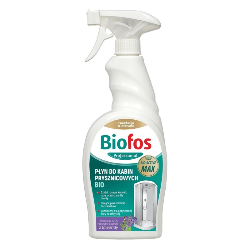 PREPARAT BIOFOS PŁYN 750ml BIO DO MYCIA KABIN PRYSZNICOWYCH