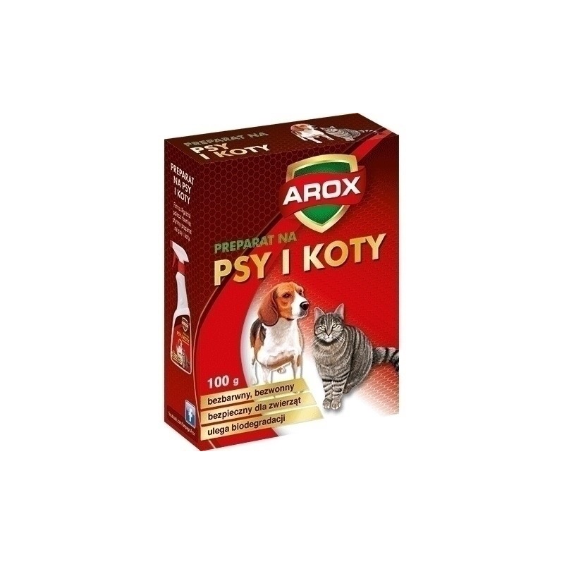 PREPARAT ODSTRASZAJĄCY 100g PSY I KOTY AROX