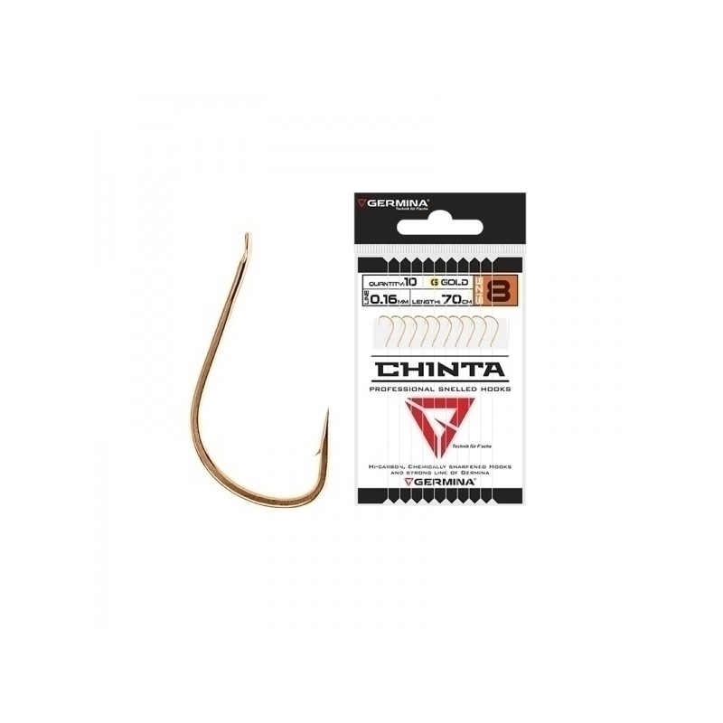 PRZYPONY HOOK CHINTA GOLD PROFESSIONAL SNELLED NR100.14 GERMINA