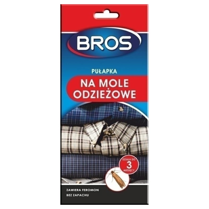 PUŁAPKA FEROMONOWA NA MOLE ODZIEŻOWE BROS