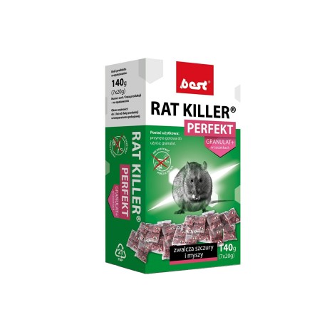 RAT KILLER PERFEKT GRANULAT 140g BESTPEST